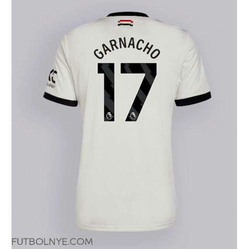 Camiseta Manchester United Alejandro Garnacho #17 Tercera Equipación 2024-25 manga corta